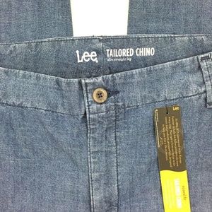 lee tailored chino slim straight leg